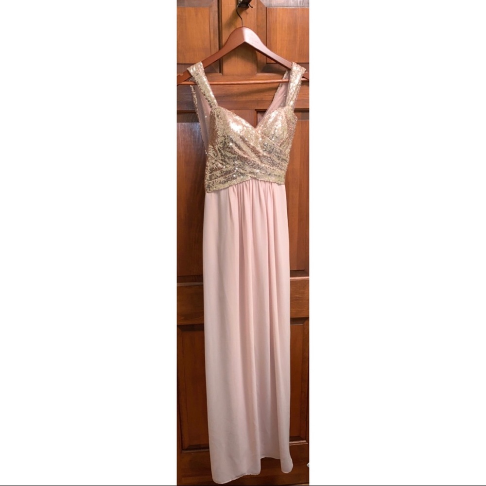 ❌ SOLD ❌ Blush Pink Bridal Party/Prom Gown